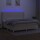 vidaXL Boxspringbett mit Matratze &amp; LED Creme 200x200 cm Stoff