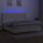 vidaXL Boxspringbett mit Matratze &amp; LED Creme 200x200 cm Stoff