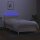 vidaXL Boxspringbett mit Matratze &amp; LED Creme 90x200 cm Stoff