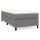 vidaXL Boxspringbett Dunkelgrau 90x200 cm Stoff