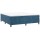 vidaXL Boxspringbett Dunkelblau 180x200 cm Samt