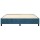 vidaXL Boxspringbett Dunkelblau 180x200 cm Samt