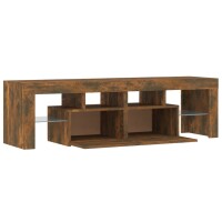 vidaXL TV-Schrank mit LED-Leuchten R&auml;uchereiche 140x36,5x40 cm