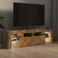 vidaXL TV-Schrank mit LED-Leuchten R&auml;uchereiche 140x36,5x40 cm