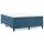 vidaXL Boxspringbett mit Matratze Dunkelblau 140x200 cm Samt