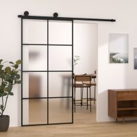 vidaXL Schiebetür mit Beschlag 102,5x205 cm ESG-Glas...