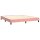 vidaXL Boxspringbett mit Matratze Rosa 160x200 cm Samt