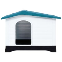 vidaXL Hundeh&uuml;tte Blau 90,5x68x66 cm Polypropylen