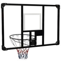 vidaXL Basketballkorb Transparent 106x69x3 cm Polycarbonat