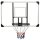 vidaXL Basketballkorb Transparent 106x69x3 cm Polycarbonat