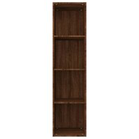 vidaXL B&uuml;cherschrank/TV-Schrank Braun Eichen-Optik 36x30x143 cm