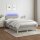 vidaXL Boxspringbett mit Matratze &amp; LED Hellgrau 120x200 cm Stoff