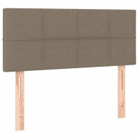 vidaXL Kopfteil Taupe 100x5x78/88 cm Stoff