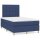 vidaXL Boxspringbett mit Matratze Blau 120x200 cm Stoff