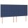 vidaXL Boxspringbett mit Matratze Blau 200x200 cm Stoff