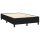 vidaXL Boxspringbett mit Matratze Schwarz 120x200 cm Stoff