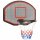 vidaXL Basketballkorb Schwarz 71x45x2 cm Polyethylen