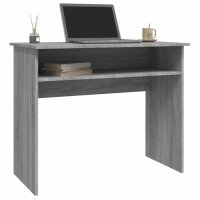 vidaXL Schreibtisch Grau Sonoma 90x50x74 cm Holzwerkstoff