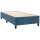 WOWONA Boxspringbett mit Matratze &amp; LED Dunkelblau 100x200 cm Samt