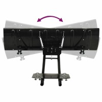 vidaXL Schneeschild f&uuml;r ATV 150x38 cm Schwarz