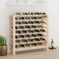 vidaXL Weinregal 109,5x30x107,5 cm Massivholz Kiefer