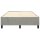 vidaXL Boxspringbett Hellgrau 120x200 cm Samt