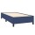 WOWONA Boxspringbett mit Matratze Blau 90x190 cm Stoff