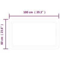 WOWONA LED-Badspiegel 60x100 cm