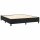 vidaXL Boxspringbett mit Matratze Schwarz 180x200 cm Samt