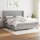 vidaXL Boxspringbett mit Matratze Hellgrau 160x200 cm Stoff