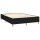 vidaXL Boxspringbett mit Matratze &amp; LED Schwarz 140x190 cm Stoff