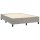 vidaXL Boxspringbett Hellgrau 140x200 cm Samt