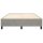 vidaXL Boxspringbett Hellgrau 140x200 cm Samt