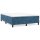 vidaXL Boxspringbett Dunkelblau 140x200 cm Samt