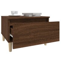 vidaXL Beistelltische 2 Stk. Braun Eiche 50x46x35 cm Holzwerkstoff