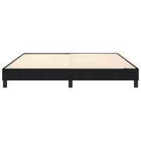 vidaXL Boxspringbett Schwarz 160x200 cm Stoff