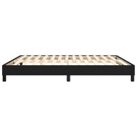 vidaXL Boxspringbett Schwarz 160x200 cm Stoff