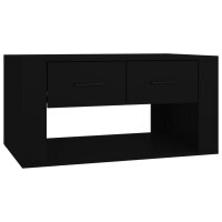 vidaXL Couchtisch Schwarz 80x50x40 cm Holzwerkstoff