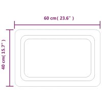 vidaXL LED-Badspiegel 40x60 cm