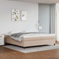 vidaXL Boxspringbett Cappuccino-Braun 200x200 cm Kunstleder