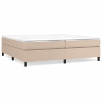 vidaXL Boxspringbett Cappuccino-Braun 200x200 cm Kunstleder