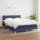 vidaXL Boxspringbett mit Matratze Blau 140x190 cm Stoff