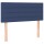 WOWONA Boxspringbett mit Matratze Blau 90x190 cm Stoff