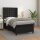 vidaXL Boxspringbett mit Matratze Schwarz 100x200 cm Kunstleder