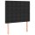 vidaXL Boxspringbett mit Matratze Schwarz 100x200 cm Kunstleder