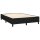 vidaXL Boxspringbett mit Matratze Schwarz 140x190 cm Stoff