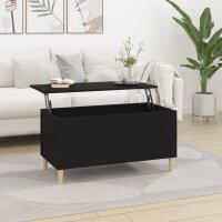 vidaXL Couchtisch Schwarz 90x44,5x45 cm Holzwerkstoff