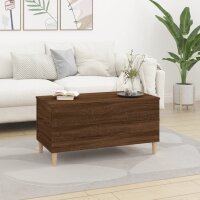 vidaXL Couchtisch Braun Eichen-Optik 90x44,5x45 cm Holzwerkstoff