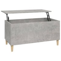 vidaXL Couchtisch Betongrau 90x44,5x45 cm Holzwerkstoff