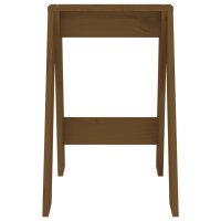 vidaXL Hocker 2 Stk. Honigbraun 40x40x60 cm Massivholz Kiefer